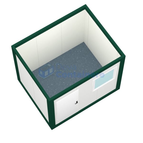 container birou deva 3metri verde2