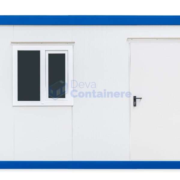container birou deva 4metri 1geam albastru