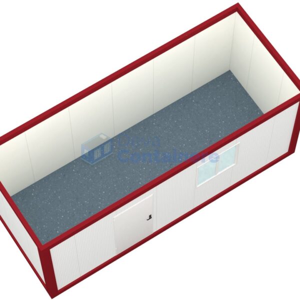 container birou deva 6metri 1geam rosu2