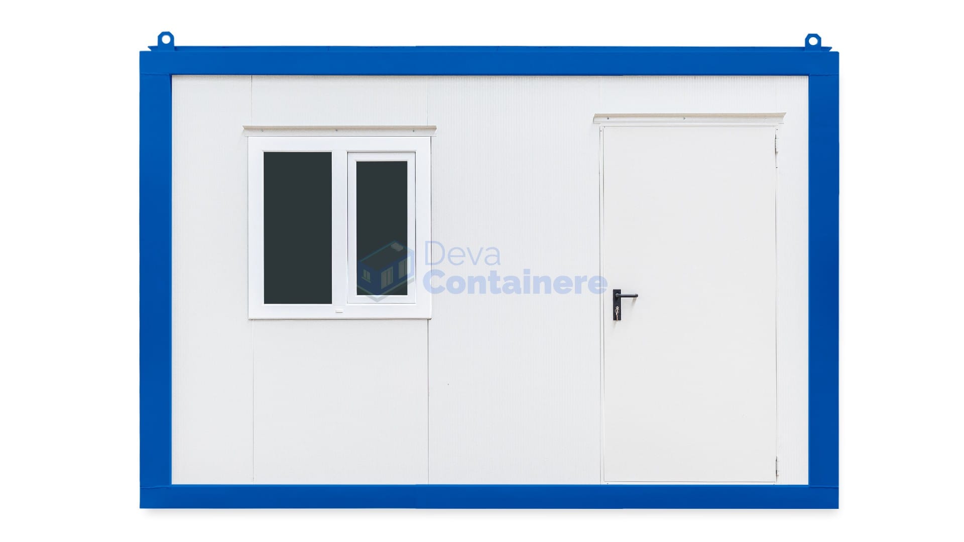 container santier deva 4metri 1geam albastru
