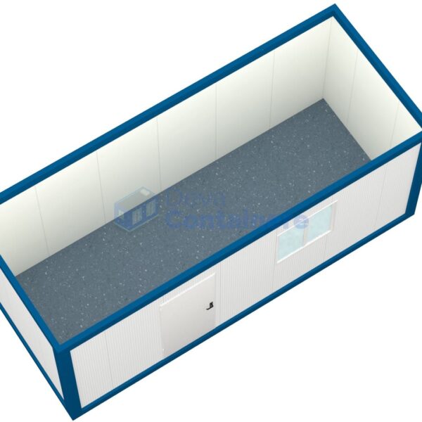 container santier deva 6metri 1geam albastru2
